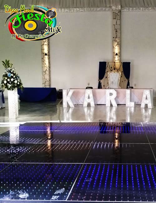 Discomovil Fiestamix renta de Pista iluminada djsonido disco movil para bodas quinceañeras