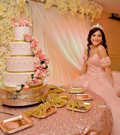 Quinceanera preparativos padrino pastel
